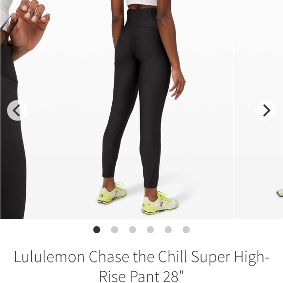 lululemon athletica Pants - Lululemon Chase The Chill Super High-Rise Pant 28" In Black EUC